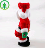 Christmas Decorations Electric Santa Toys Creative Twist Music Santa Claus Dolls