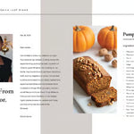 Walnut Pumpkin Spice Loaf Bread | Fall Recipe | Home Economics Activity