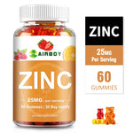 Zinc Gummies - Support Bones, Teeth, Heart, and Enhance Immune System Function - 60 Gummies