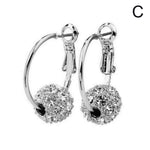 1 Pair Magnetic Slimming Earrings Lose Weight Body Relaxation Massage Slim Ear Studs