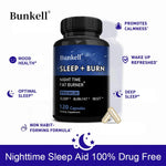 Night Fat Burner and Sleep Supplement - Boost Metabolism and Burn Fat Effectively
