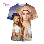 Christian Mother Of God Virgin Mary 3D Printed T Shirt