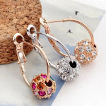 1 Pair Magnetic Slimming Earrings Lose Weight Body Relaxation Massage Slim Ear Studs