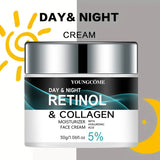 Retinol Collagen Moisturizing Cream Promotes Skin Elasticity and Luster Nourishing