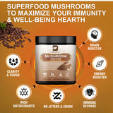 BWEORTHS 250G Mushroom Coffee Mixed Reishi & Lion's Mane Mushrooms