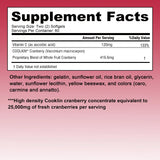 Cranberry - with Vitamin C - Supports Urinary & Immune Health,
