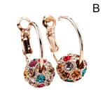 1 Pair Magnetic Slimming Earrings Lose Weight Body Relaxation Massage Slim Ear Studs