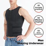 Men Neoprene Shapers Vest | Waist Trainer Vest | Retiredgrma