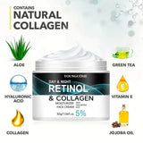 Retinol Collagen Moisturizing Cream Promotes Skin Elasticity and Luster Nourishing