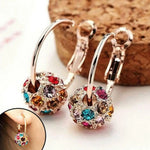 1 Pair Magnetic Slimming Earrings Lose Weight Body Relaxation Massage Slim Ear Studs