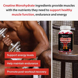 Creatine Monohydrate Gummies for Men and Women with Taurine and Vitamin B12