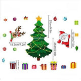 Christmas Decoration Refrigerator Sticker Set