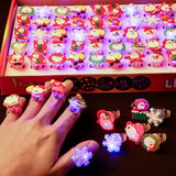 Small Gifts For Children Christmas Luminous Ring Toy Decoration